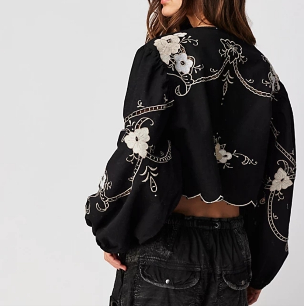 Free People Valencia Bed Jacket size XL NWT - Picture 6 of 11